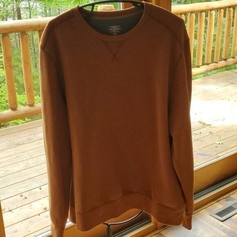 G.H. BASS & CO. BURNT ORANGE 2X‎ SWEATSHIRT NWOT